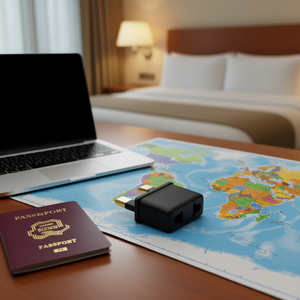 UK to US/<b>EU</b> Travel Converter <b>Adapter</b> 2P 240V 10A <b>Plug</b> Dual Voltage <b>Adapter</b> for International Travel - Product Image 3