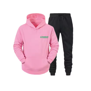 Conjunto de Sudadera con Capucha y Pantalones Deportivos de Algodón 100% de Alta Calidad, y Conjuntos Deportivos Personalizados con Logotipo para Gimnasio al por Mayor - Product Image 3