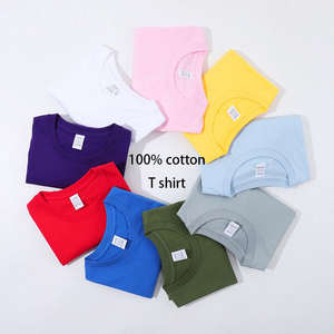 Camiseta personalizada de algodón puro con cuello redondo 180GSM para hombres y camisetas lisas con bordado y estampado personalizado unisex - Product Image 6