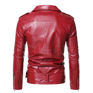 Chaqueta de cuero de invierno para hombre más vendida Diseño delgado con cuello alto Material de lona hecho en Pakistán Producto caliente - Product Image 2