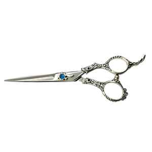 Tijeras de Pelo Manuales Plegables de Acero Inoxidable Duraderas de 6 Pulgadas, Cuchilla Afilada Profesional para Barbería, para Cirugía General - Product Image 2