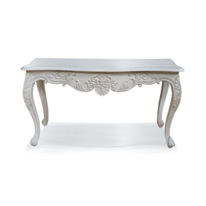 MEUBLE FRANÇAIS PEINT À LA MAIN VINTAGE CONSOLE TABLE ACAJOU FINE POUR MEUBLES DE SALON - Product Image 1