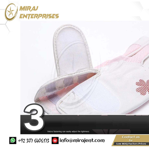 ถุงมือกอล์ฟสำหรับผู้หญิงทำจากหนัง PU เนื้อนิ่มกันลื่นระบายอากาศได้ดีวัสดุหนังแกะมือซ้ายด้านขวา - Product Image 4