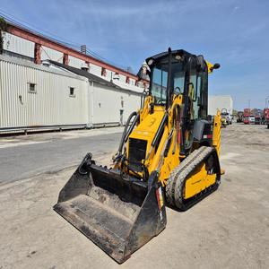 Chargeuse sur chenilles d'occasion JCB 1CXT, jaune, diesel, pour travaux de construction et agricoles - Product Image 6