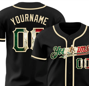 Diseñe camisetas de béisbol personalizadas para equipos juveniles y adultos con personalización completa que incluye bordado y serigrafía - Product Image 3