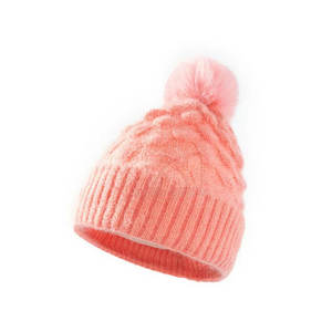 หมวกบีนนี่ใส่กลางแจ้งน้ำหนักเบาหมวกบีนนี่ขนแจ็คการ์ดดีไซน์ตามสั่ง - Product Image 4