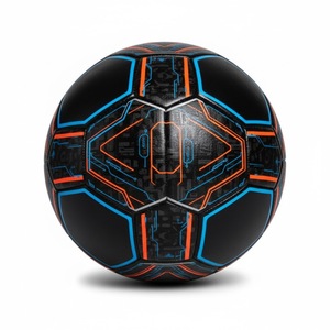 Ballons de football de haute qualité en cuir PVC cousus à la machine, thermocollés, avec logo personnalisable, taille 5, 2026 - Product Image 1