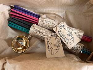 Bâtons d'encens en bambou écologiques à combustion longue - Parfums Ambre Rose (Gulab) Jasmin (Mogra/Chameli) Nag Champa Tubéreuse - Product Image 3