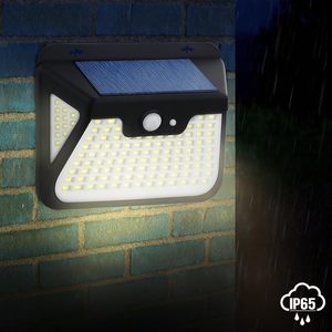 HYBEC-lampada solare esterna con sensore di movimento, luce solare automatica per giardino, terrazza o parete 5W - Product Image 3