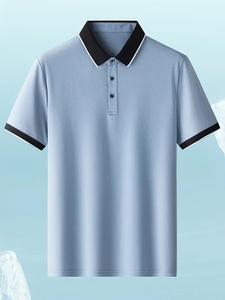 Personnalisé doux 100% coton hommes pour polos respirant col montant imprimé décontracté cravate-teinture conception grande taille golf style décontracté - Product Image 2