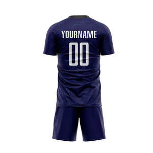 Camisetas de fútbol azules y amarillas personalizadas de alta calidad, camisetas de sublimación con diseño de logotipo, ropa de fútbol para niños - Product Image 6