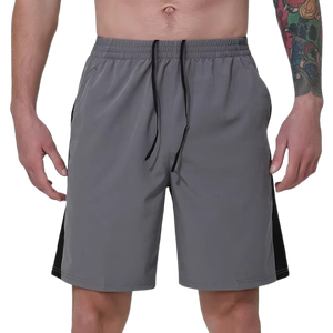 Pantalones cortos deportivos de verano personalizados para hombre, Joggers de patrón sólido con bolsillo, gran oferta para gimnasio, Fitness, Entrenamiento Atlético - Product Image 1