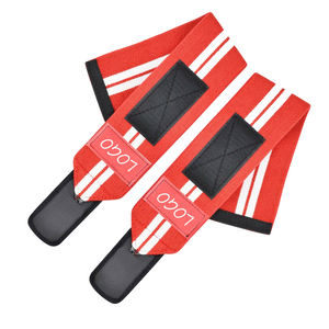 Muñequeras y correas de levantamiento de pesas personalizadas, duraderas y resistentes - Elásticas y de mezcla de algodón - Product Image 4