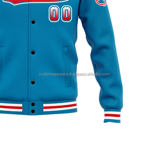 Chaqueta universitaria para hombre versátil para todo tipo de clima, soporte personalizado, bordado, colocación frontal, múltiples opciones al por mayor - Product Image 6