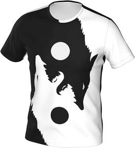 Derniers modèles de t-shirts sublimés pour hommes, vêtements décontractés personnalisés de haute qualité à col rond et demi-manches - Product Image 5