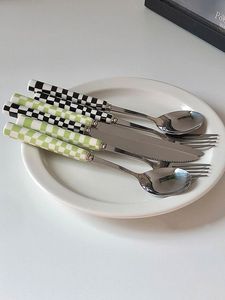 Handmade Stainless Steel <b>Flatware</b> <b>Set</b> With Elegant Multicolor Handle Perfect For Birthday Parties And Special Occasions - Product Image 6