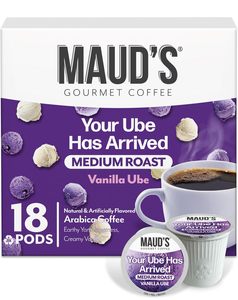 Cápsulas de Café con Sabor a Vainilla Ube de Maud's, 18 Unidades, Café Tostado Medio en Cápsulas Individuales – 100% Granos de Arábica - Product Image 4