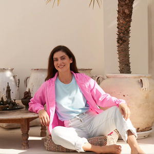 เสื้อยืดแขนยาวลำลองแบบ unisex ของ BEAM ODM ทรงหลวม สไตล์สปอร์ต ระบายอากาศได้ดี เป็นมิตรกับสิ่งแวดล้อม ซึมซับเหงื่อ แห้งเร็ว เหมาะสำหรับฤดูร้อน - Product Image 3