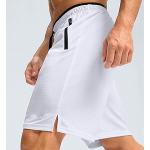 Pantalones cortos deportivos de hombre transpirables por sublimación de doble capa OEM, pantalones cortos deportivos personalizados para hombre, ropa deportiva para niños - Product Image 2