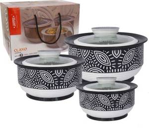 king international Casserole Hot <b>Pot</b> Food Warmer Gift Pack 4pc Set With Removeable Steel Bowl And <b>Lid</b> - Product Image 2