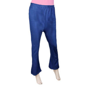 Pantalon uni pour femme - Bleu marine - Product Image 1