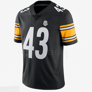 Maillot de football américain personnalisé pour homme, 100% polyester, respirant, séchage rapide, avec options grandes tailles - Product Image 1