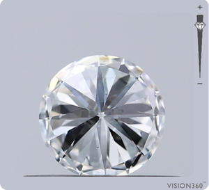 Pour GIA certifié 0.40 carat F couleur SI1 clarté diamant de forme ronde naturelle pour la fabrication de bijoux diamants en vrac - Product Image 4