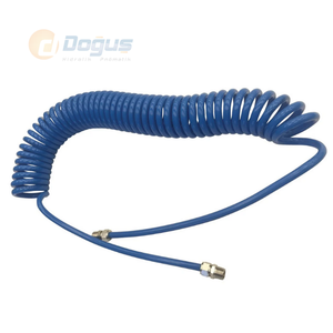 Tuyau d'air pneumatique en spirale en plastique 5x8mm, neuf, connexion filetée pour applications industrielles et machines - Product Image 1