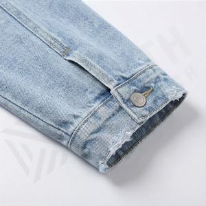 Chaqueta Vaquera para Mujer a Precio Económico, Corte Ajustado, Otoño, Algodón Crudo, Alta Calidad, Moda, Estilo Urbano - Product Image 6