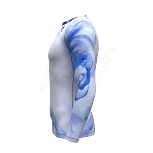 Ropa Deportiva de Primera Calidad con Logotipo Personalizado, Rashguards de MMA Transpirables de Secado Rápido, Elásticos, de Manga Larga, Spandex/Poliéster, BATTLE GEAR - Product Image 3