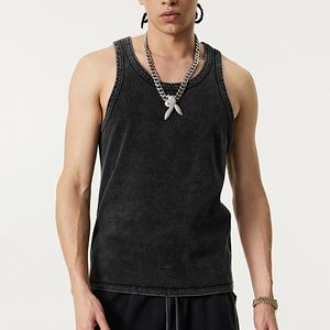 Débardeur de sport décontracté pour homme QUICKSHOW, en tissu tricoté élastique, polyester et coton, séchage rapide, pour la gym et le fitness - Product Image 3