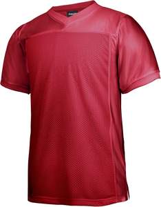 Maillots de football américain personnalisables, respirants, à manches courtes, en spandex/coton, imprimés par transfert thermique, noms d'équipe personnalisés, unisexe - Product Image 5