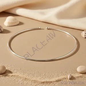 Collier ras du cou minimaliste en argent sterling 925 - Bijoux tendance - Product Image 3
