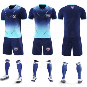 ชุดเสื้อเจอร์ซีย์ฟุตบอลแบบดั้งเดิมชุดเสื้อทีมฟุตบอลแบบระเหิดชุดเต็มตัวทำเองสำหรับทีมสโมสร - Product Image 5