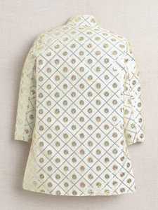 Sherwani de Lujo para Niños, de Seda, Tradicional, para Bodas y Fiestas - Product Image 3