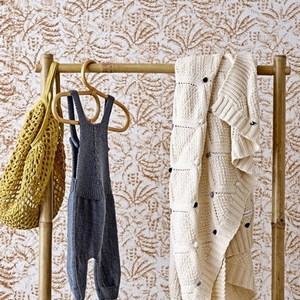 Vente en gros cintre tissé en rotin naturel ameublement de maison décoration de luxe - Product Image 6