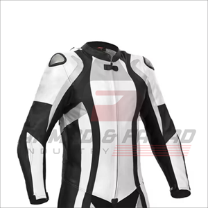 A & F Industry Combinaisons de moto en cuir véritable et original Veste de course automobile Combinaisons de moto en cuir de qualité supérieure personnalisées de haute qualité - Product Image 1
