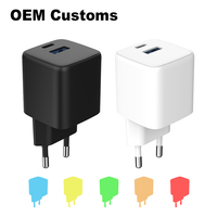 Cargador de 65 W para Portátil OEM de Fábrica, Tipo C, 18 W, USB-A, Adaptador de Cargador Móvil, Cargador Rápido de Pared para iPhone, Samsung, Cargador PD de 65 W USB