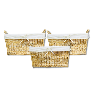 ตะกร้าผักตบชวาอเนกประสงค์: ตัวเลือกที่เป็นมิตรกับสิ่งแวดล้อมสำหรับการส่งออกทุกบ้านจากเวียดนาม - Product Image 1