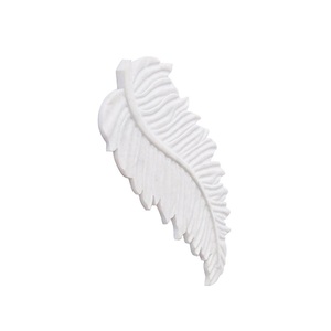 Export Quality Multi Purpose Marble Serving Tray with <b>Leaf</b> Shape Use for Tea Time Entryway Organization or Coffee Table Styling - Product Image 5