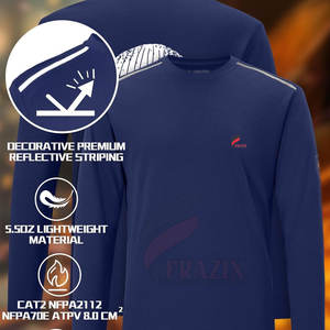 เสื้อพิมพ์ลายแขนยาวสำหรับผู้ชายเสื้อพิมพ์ลายแขนยาวสีทึบแห้งเร็ว - Product Image 4