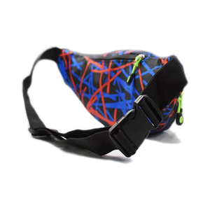 กระเป๋าคาดเอวดีไซน์ใหม่มีซิปหลายช่องกระเป๋าคาดเอวทำจากผ้าฝ้าย100% ปรับแต่งได้ - Product Image 3