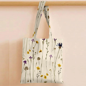 กระเป๋าผ้าขนแกะพิมพ์ลายพื้นเมืองดีไซน์ตามสั่งกระเป๋าผ้าแคนวาสแบบส่วนตัวใช้เทคนิคการระเหิดวัสดุจากผ้าใบ - Product Image 1