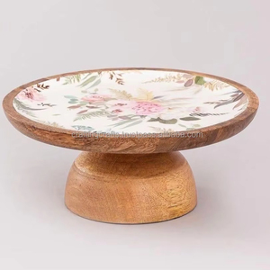 ชุดขาตั้งเค้กไม้สไตล์โมเดิร์นสุดหรู ทำมือ เป็นมิตรกับสิ่งแวดล้อม ยั่งยืน ผลิตจากเรซิ่นอีพ็อกซี่ สำหรับงานแต่งงาน งานอีเว้นท์  รับสั่งทำตามแบบ - Product Image 1