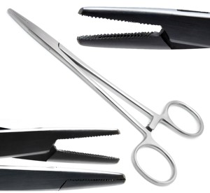 คีมหนีบเข็ม Mayo Hegar ทำจากสแตนเลสมีความแม่นยำสำหรับการควบคุมเข็มที่ดีที่สุด - Product Image 5