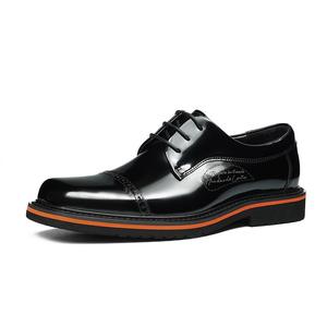 Zapatos de Hombre de Estilo Moderno, de Piel Vacuna Genuina, con Acabado Brillante, Versátiles, Transpirables, Tipo Derby - Product Image 5