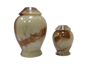 Urna de mármol multicolor Triumph Onyx, urna de cremación de mármol moderna Multi Onyx, urna multicolor de mármol Onyx - Product Image 4