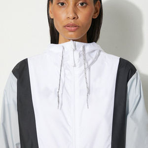 Chaquetas cortavientos de calidad superior para mujer de High Street para otoño Material tejido de lino y nailon transpirable Ropa cómoda - Product Image 5