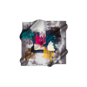Digital Printed 90x90 Silk Crepe Satin <b>Square</b> <b>Scarf</b> - Product Image 1