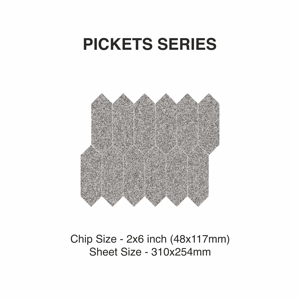 กระเบื้องโมเสคเซรามิคเต็มตัวลาย Smoke2x6Imch ขนาด310x254มม. สำหรับโครงการพื้นผนัง kichan สระว่ายน้ำกระเบื้องหลังคาเซรามิก - Product Image 2